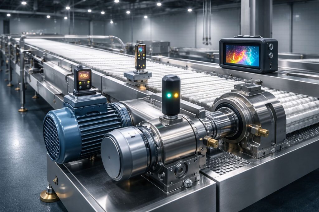 Predictive maintenance sensor motor pada sistem conveyor industri untuk pemantauan kondisi dan pencegahan downtime