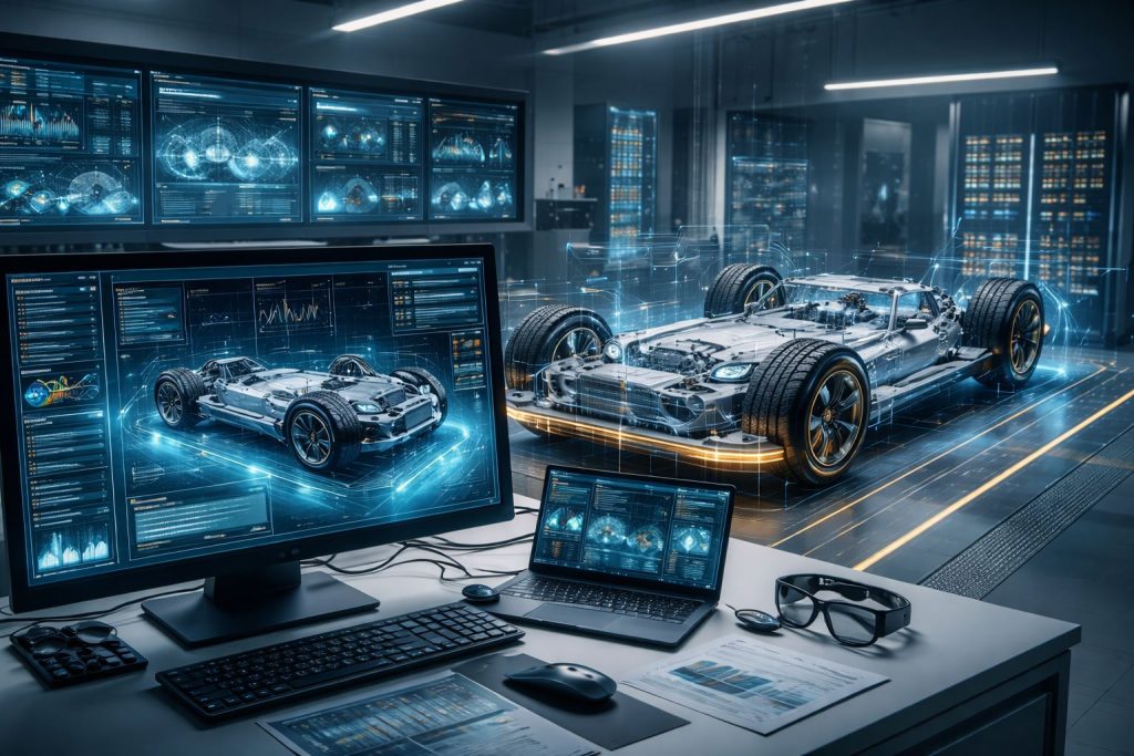 Validasi desain digital twin melalui virtual testing untuk memastikan kesiapan audit dan akurasi sistem rekayasa